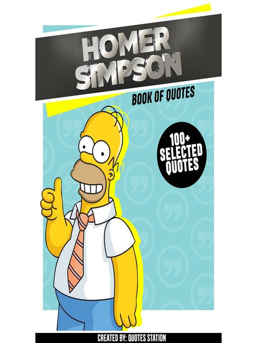Title details for Homer Simpson by Quotes Station - Wait list